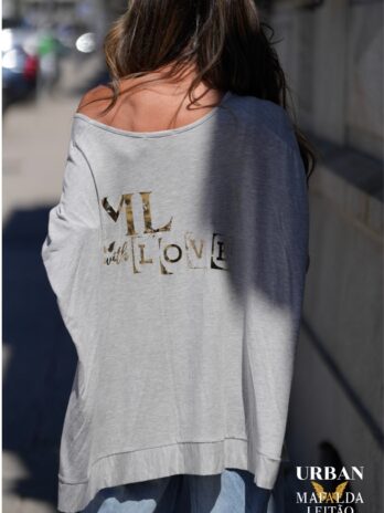 Túnica Oversize ML Love Costas