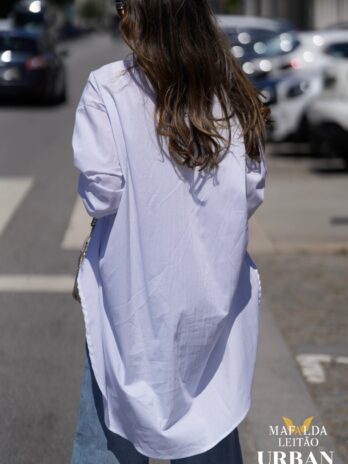 Camisa Oversize Curta Frente